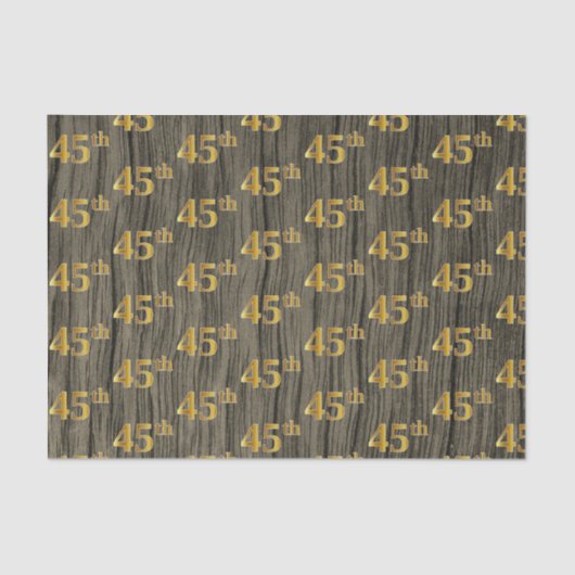 木フェイク、フェイク金ゴールド45位（45位）イベント 薄葉紙 (正面)