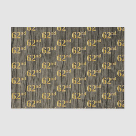 木フェイク、フェイク金ゴールド62位(62秒)イベント 薄葉紙 (正面)