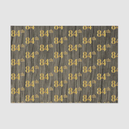 木フェイク、フェイク金ゴールド84位(84位)イベント 薄葉紙 (正面)