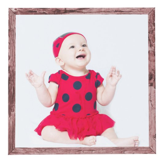 木フレーム4"が付いているカスタムな写真写真の立方体 フォトキューブ (右)