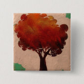 木ボタン 缶バッジ (正面)