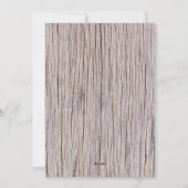 木メリー素朴クリスマス家族4写真コラージュ シーズンカード (裏面)