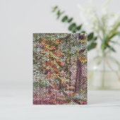 木モザイク ポストカード (スタンド正面)