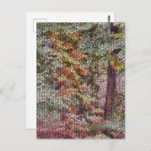 木モザイク ポストカード (正面/裏面)