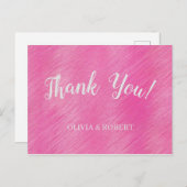 木モダンの上のピンクの塵 ポストカード (正面/裏面)