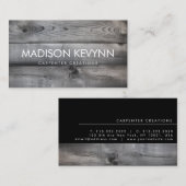 木モダンエレガント工工建築 名刺 (正面/裏面)