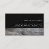 木モダンエレガント工工建築 名刺 (裏面)