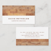 木モダンエレガント工工建築 名刺 (正面/裏面)