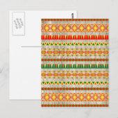 木モダン材の模様 ポストカード (正面/裏面)