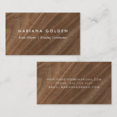 木モダン材 名刺 (正面/裏面)