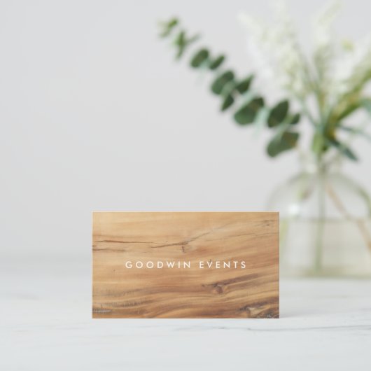 木モダン材 |名刺 名刺 (スタンド正面)