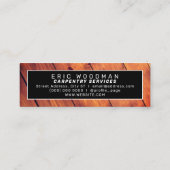 木モダン枠 スキニー名刺 (裏面)