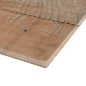 木モノグラムの素朴ヴィンテージ花 カッティングボード (角)