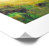 木ユニークの風景絵画のポスターアートギフト ポスター (角)