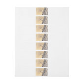 木リス ラップアラウンドラベル (シート)