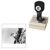 木リス ラバースタンプ (押印)