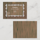 木一見およびネイル 名刺 (正面/裏面)