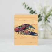 木上のゆでたカニ ポストカード (スタンド正面)