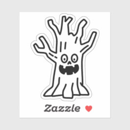 木不気味の葉 シール