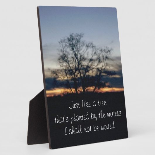 木写真は一切持ち越さない フォトプラーク (側面)