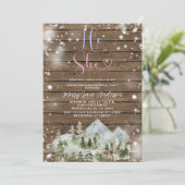 木冬素朴林の山のジェンダーが明らかにする 招待状 (スタンド正面)