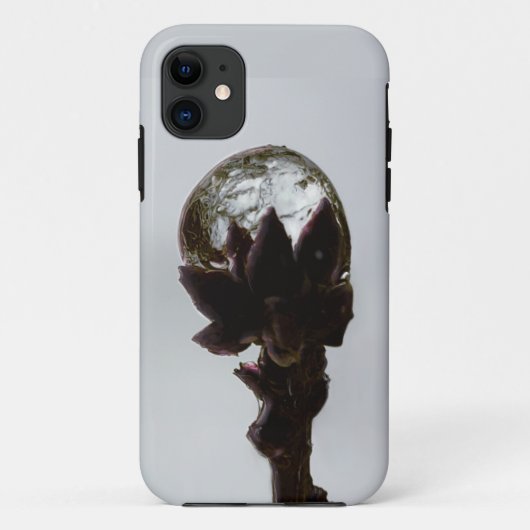 木凍ってい枝写真の雨滴 Case-Mate iPhoneケース (裏面)