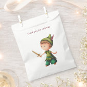 木刀遊を使った少年の海賊たち フェイバーバッグ (クリップ留めされた状態)