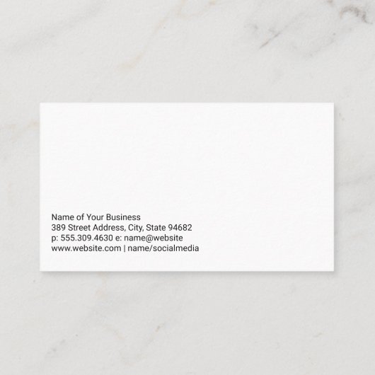 木切りを測る大工 名刺 (裏面)