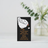 木切りビクトリアンチキン&エッグ 名刺 (スタンド正面)