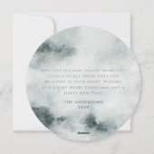 木切りメリークリスマス シーズンカード (裏面)