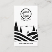 木切り名刺 名刺 (正面)