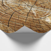 木切り株 ラッピングペーパー (角)