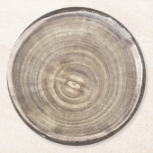 木切り ラウンドペーパーコースター (正面)