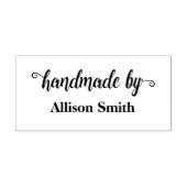 木印パーソナライズされた手製 ラバースタンプ (インプリント)