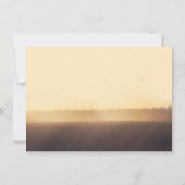 木及びライトを持つ日付の招待状を救って下さい セーブザデート (裏面)