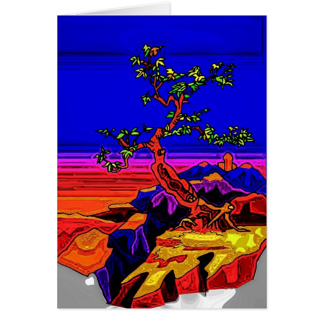 木及び山 (正面)