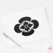 木古 楕円形シール (封筒)