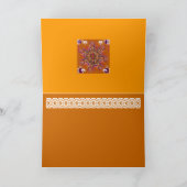 "木回転"の曼荼羅の挨拶状 カード (内部)