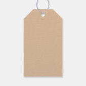 木地に松の二匹（動物の芸術） ギフトタグ (裏面)