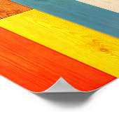 木地数々の調。木造mの寄木細工 ポスター (角)