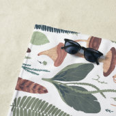 木地紅葉パターン ビーチタオル (インサイチュ)