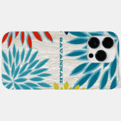 木型菊のフローラ パーソナライズされた Case-Mate iPhoneケース (裏面 (横))