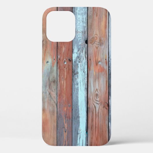 木壁の地質、古絵を描数々のい色の木材 Case-Mate iPhoneケース (裏面)