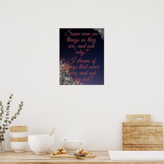 木壁の美術を見る人がある ポスター (キッチン)