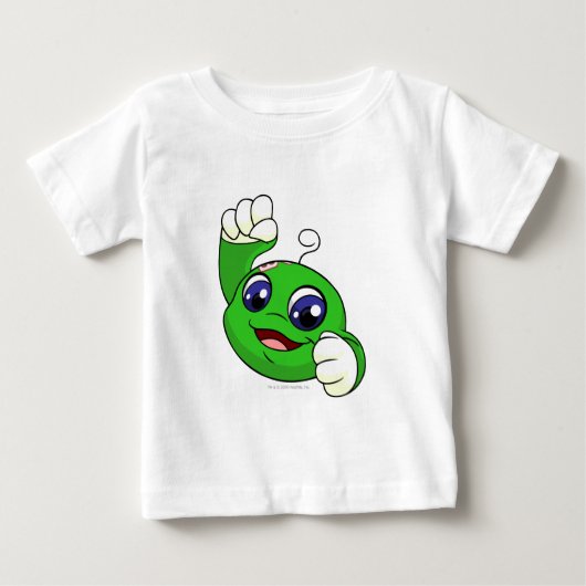 木子グリーン ベビーTシャツ (正面)