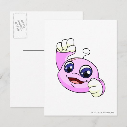 木子ピンク ポストカード (正面/裏面)