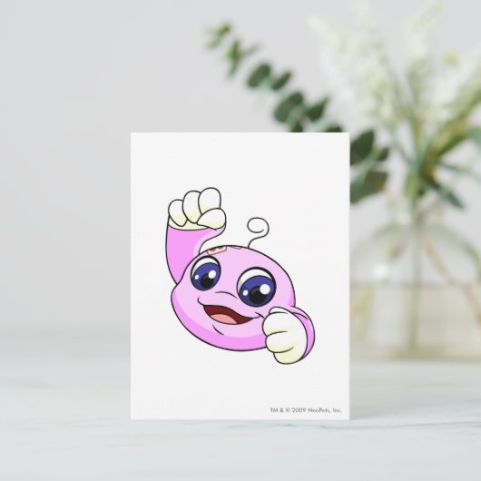 木子ピンク ポストカード (スタンド正面)