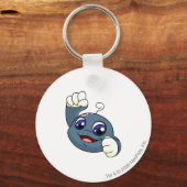 木子ブルー キーホルダー (正面)