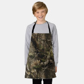 木実在迷彩エプロン エプロン (着用した状態)