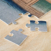 木峯寺ヴィンテージ浮世絵日本の画 ジグソーパズル (側面)